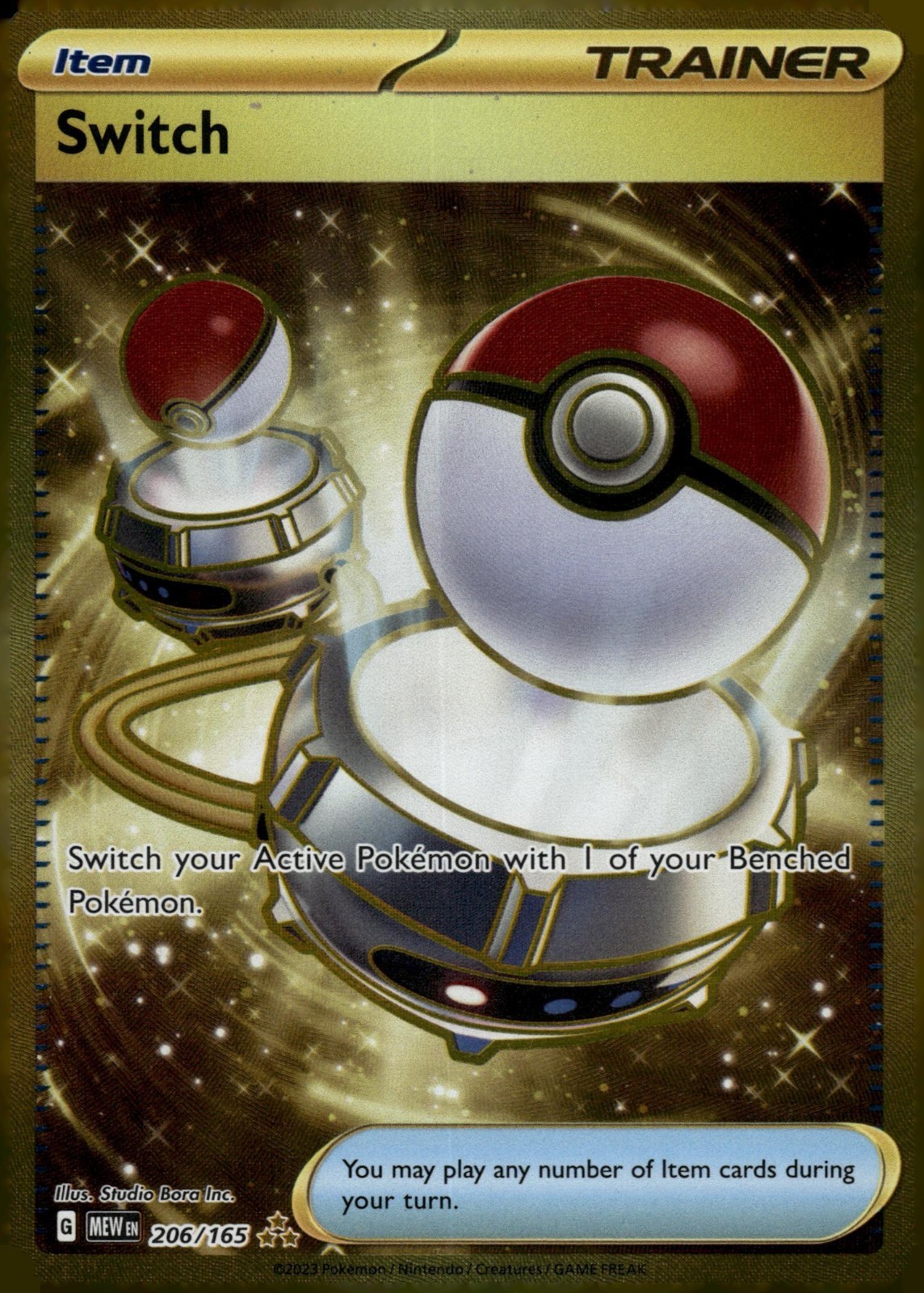 Switch - 206/165 - SV: Scarlet & Violet 151 Pokemon Card TCG Holo Foil NM