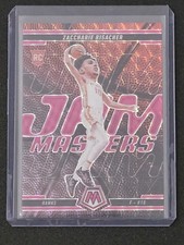 Zaccharie Risacher 2024-25 Panini Mosaic Jam Masters #8 Pink Fluorescent /10