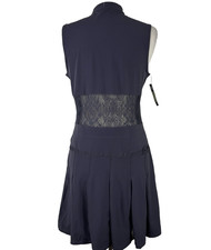 New Nike Dress Size Small DriFit Flex Golf Pickleball Muted Purple Lace Pleated