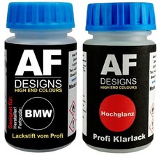 Lackstift für BMW 031 Red Metallic + Klarlack je 50ml Autolack Set