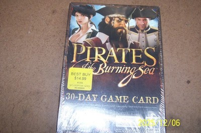 Pirates of the Burning Sea 30 Day Game Card
