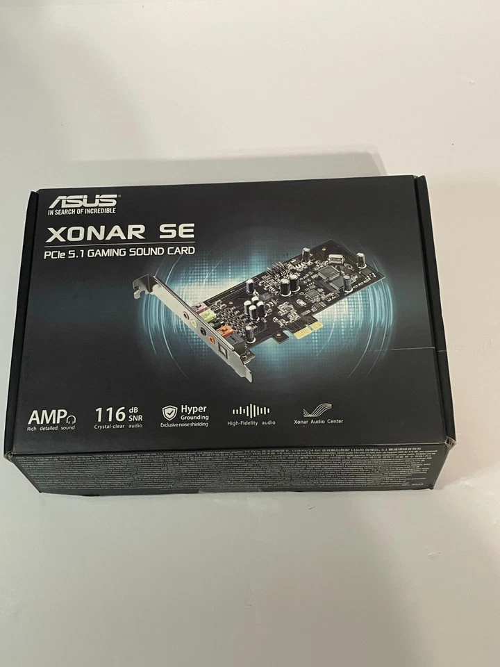 ASUS Xonar SE 5.1 Channel PCIe Gaming Sound Card for Windows 10 Not 11 - Image 2 of 4