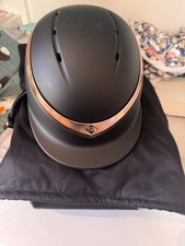 Charles Owen Halo Matt black/Rose gold MIPS Small shell (56cm) Riding Hat