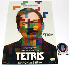 HENK ROGERS SIGNED 'TETRIS' 12x18 MOVIE POSTER VIDEO GAME ICON BECKETT BAS COA