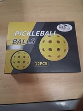 12 Pack Pickleball Balls Set Standard 40 Holes Ball Meet USAPA Standard
