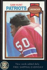 Sam Hunt 1979 Topps #181 New England Patriots
