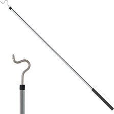 Clothes Hook Pole, Clothes Hanger Reaching Hook for Hanging Clothes Light