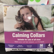 Calming Collars 4 pack for cats of all sizes