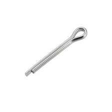 Split Cotter Pin - 5mm x 35mm 304 Stainless Steel 2-Prongs Silver Tone 15Pcs