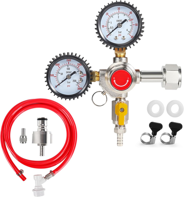 #ad CO2 Regulator and Carbonation Cap Kit Beer Keg Regulator 60Psi Keg Regulator for $76.68
