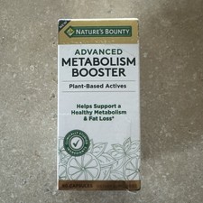 NEW Nature's Bounty Advanced Metabolism Booster Capsules Supplement