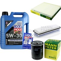 Mann Inspektionspaket 5L Liqui Moly Longtime 5W-30 FüR Toyota Previa 2.4