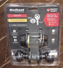 Kwikset Keyed Entry  Deadbolt COVE VENETIAN BRONZE 690CV 11P SMT CP K6 