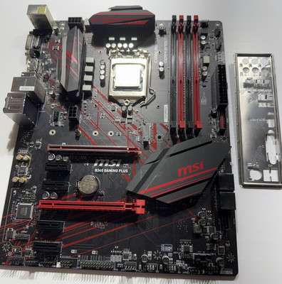 MSi B360M Gaming Plus 9th Gen Intel Core i9-9900K 3.60GHz (Turbo 5.0GHz) mATX