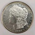 1897 S Morgan Silver Dollar  90% SILVER  $1 Coin AU San Francisco