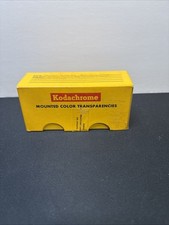 1950  s Kodachrome Mounted Color Transparencies Box Plastic Storage Eastman Kodak
