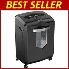 Effortless 16-Sheet Microcut Shredder, 60-Min Continuous Run