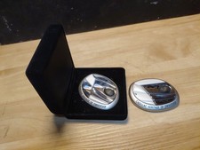 Two Vintage Cadillac Heritage Of Ownership Badge Emblems 2 And 3 With One Box Two Vintage Cadillac Heritage Of Ownership Badge Emblems 2 And 3 With One Box