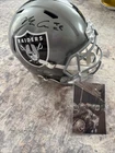 MAXX CROSBY Signed Full Size F/S AUTHENTIC Raiders   (Pic Of Signing)