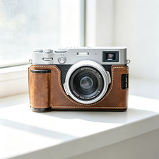 For Fujifilm X-M5 XM5 Camera Bag Leather Dock Case Base Protection Cover Shell
