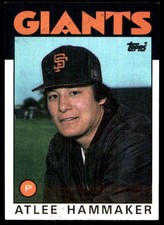 Atlee Hammaker 1986 Topps #223 Giants MLB READ FREE SHIPPING AutographDen