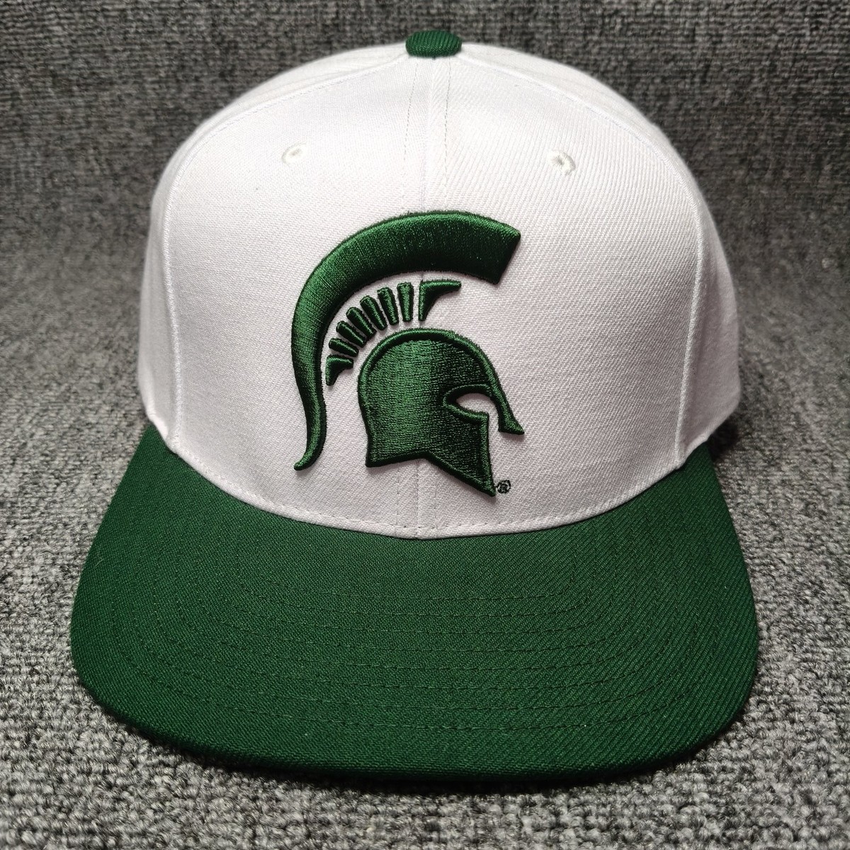 Mitchell & Ness Michigan State Spartans Snapback Cap White Green