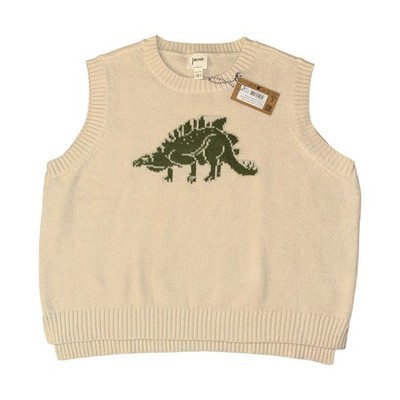 Joanie Pullover Weste Damen 2XL weiß haferflocken Tanja Dino Strickpullover Landhaus Boho