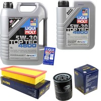 Inspektionskit Filter Liqui Moly ÖL 6L 5W-30 FüR Peugeot 807 E 2.2 Hdi 2.0 406