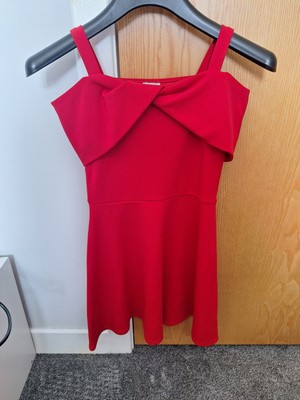 Stunning River Island Red Skater Dress UK