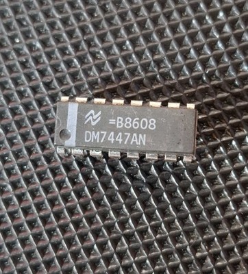 DM7447AN  SN7447AN || NSC / texas instruments  || Dip16 || Decoder IC  || 4pcs