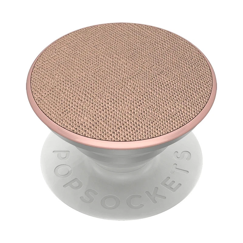 PopSockets Swappable Phone Grip Stand - SAFFIANO ROSE GOLD - PopGrip PopSocket - Image 3 of 3