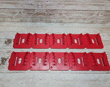 10 Pk Locking Milwaukee M18 Battery Wall Mount Holder  Heavy Duty  Red MI-18V
