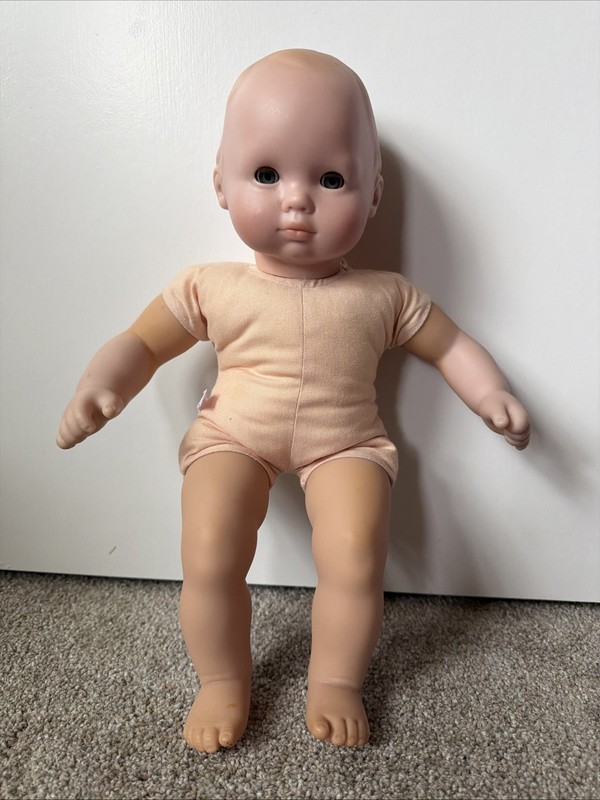 American Girl Bitty Baby Doll 15-inch Blonde with Either Blue Or Green Eyes Used