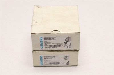 SIEMENS SIRIUS MOTOR PROTECTION CIRCUIT BREAKER 3RV1021-1BA10 *LOT OF 2*