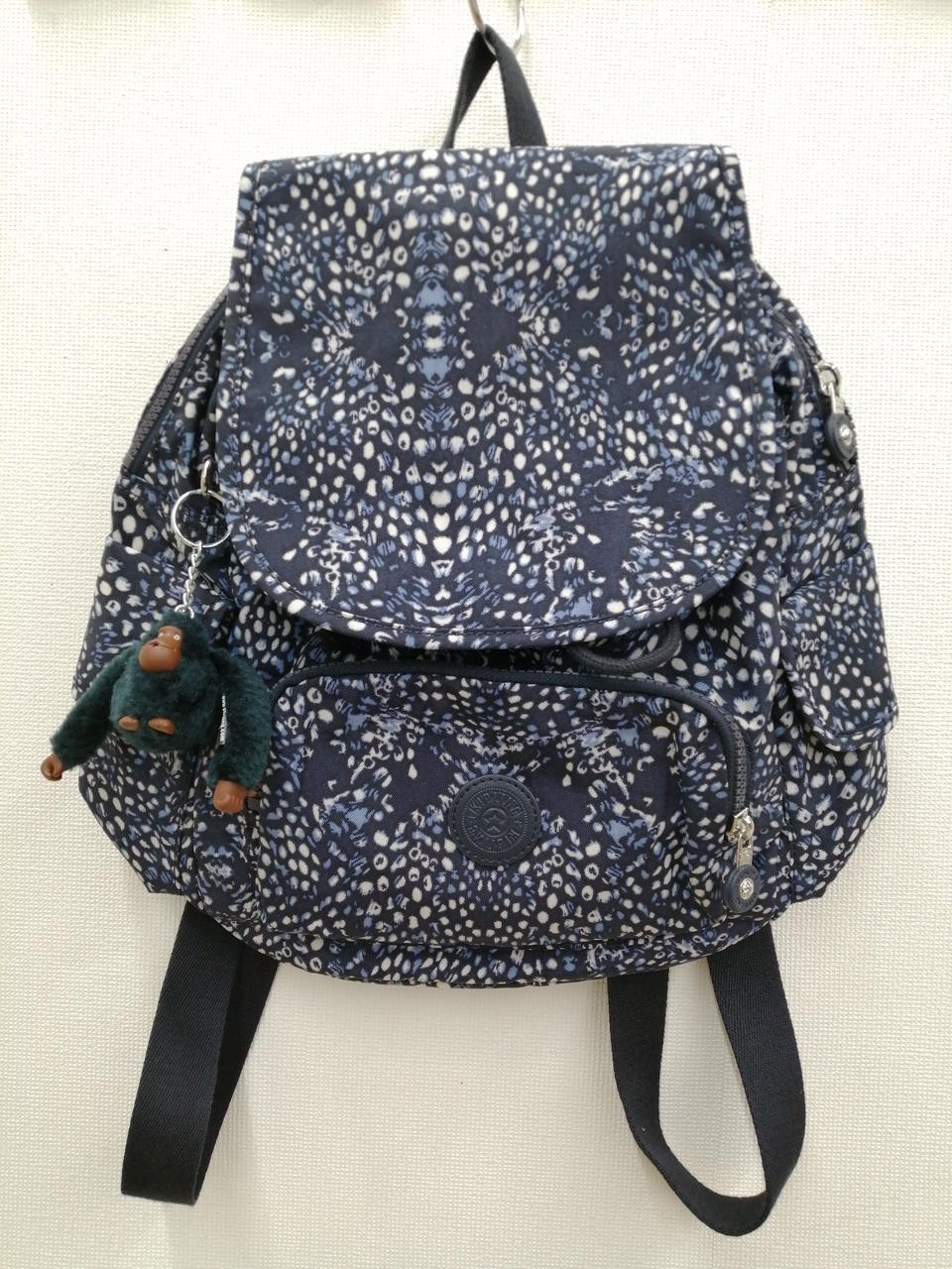 Nylon Backpack Model Nvy Hallpattern Kipling JoO35 - image 1
