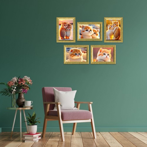 A4 Glass Certificate Photo Picture Frame Opera Gold Home Office Decor BULK BUY - Picture 9 of 20