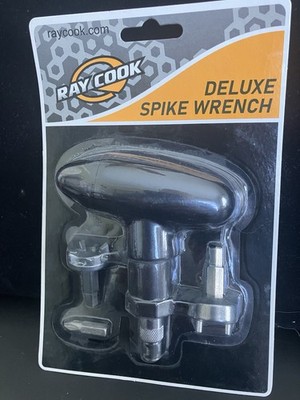 Ray Cook Deluxe Spike Wrench. Wrench With 3 Attachments!  NEW!