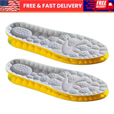 Insoles Orthopedic Supersoft For Sports Shoes 4D Inserts Feet Shock Absorption