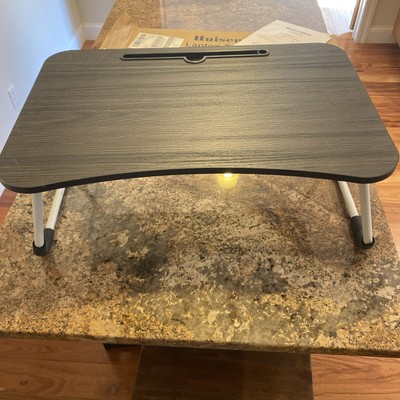 New Lap Tray, Portable Desk, Foldable In Espresso