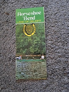 Vintage Brochure for Horseshoe Bend Arkansas