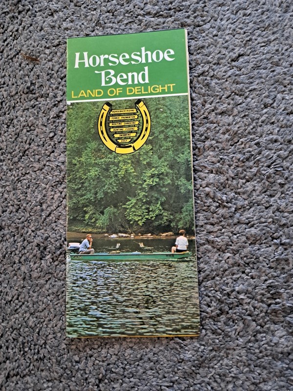 Vintage Brochure for Horseshoe Bend Arkansas