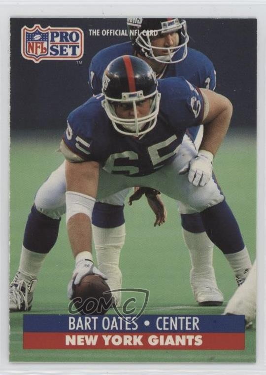 1991 Pro Set Mobil FACT Bart Oates #70 0pl2