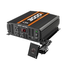 3000 Watt car Power Inverter 12V to 110V /120V for RV semi Trucks Vehicles Po...