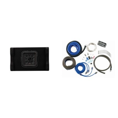 Kicker 53PL7TDF10 10'' L7TDF Powered Down-Firing Subwoofer Enclosure with Ampl...