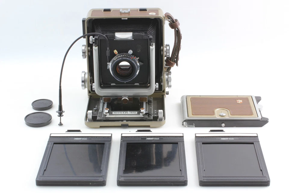 [Near MINT] Wista 45D 4x5 Format Film Camera Schneider 135mm Lens From JAPAN - Image 3 of 4