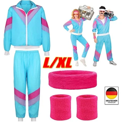 MARKENLOS 80er 90er Jahre Outfit Damen, Kostüm 80Er Jahre Herren Für Fasching Und Mottopa