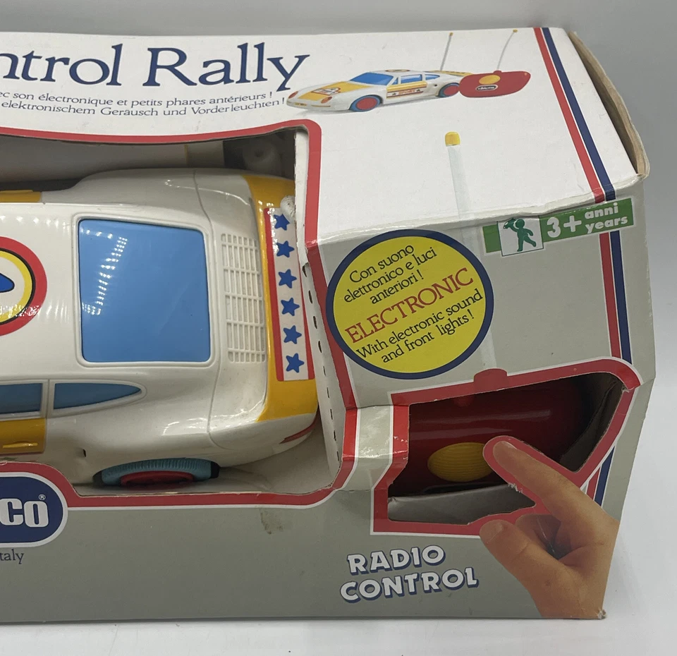 RADIO CONTROL CHICCO SPORT RALLY ELECTRÓNICO HECHO EN ITALIA COD. 63752 Foto 4 de 4