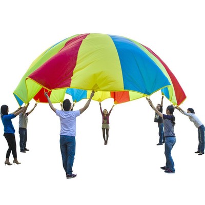 Fdit Play Parachute 16//24 Poign/ées Arc-en-Ciel Parachute Jeu de Plein Air Teamwork Parachute Musculation pour Enfants 3m//10ft