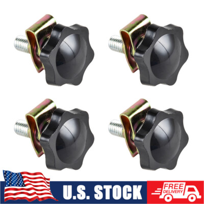 Saddlebag Anti-Theft Screws Knobs Metal U-Clips Kit For Harley Street Road Glide