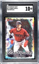 2023 Bowman's Best Masterpieces Corbin Carroll SGC 10 Gem Mint RC Diamondbacks